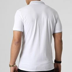 Bon marché ⌛ Polo Manches Courtes 20237 Gris Chiné Blanc de Classic Series ⌛ -Classic Series Soldes classic series 307337 20237 GREY 20220304T145954 04