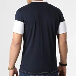 Tout neuf ⌛ Polo Manches Courtes 20179 Blanc Bleu Marine de Classic Series ✨ -Classic Series Soldes classic series 307373 20179 WHITE 20220304T145709 04