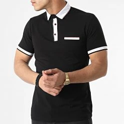 Meilleure affaire 🔥 Polo Manches Courtes 20287 Noir de Classic Series 🔔 -Classic Series Soldes classic series 307393 20287 BLACK 20220304T145258 03