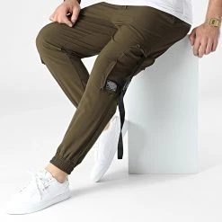 Nouveau 🌟 Pantalon Cargo G22-638 Vert Kaki de Classic Series 🎁 -Classic Series Soldes classic series 307397 G22 638 HAKI 20220408T113710 03