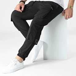 Nouveau 🤩 Pantalon Cargo G22-637 Noir de Classic Series ⭐ -Classic Series Soldes classic series 307399 G22 637 SIYAH 20220408T113751 03