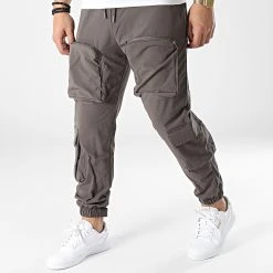 De gros ✔️ Pantalon Cargo G22-637 Gris de Classic Series 🎁