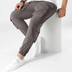 De gros ✔️ Pantalon Cargo G22-637 Gris de Classic Series 🎁 -Classic Series Soldes classic series 307407 G22 637 GRI 20220304T151748 03