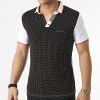 Acheter 🧨 Polo Manches Courtes 20315 Noir Blanc de Classic Series 🔔