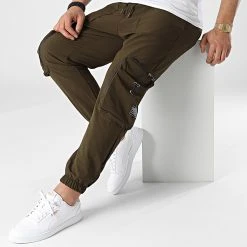 Remise 🌟 Pantalon Cargo G22-639 Vert Kaki de Classic Series 💯 -Classic Series Soldes classic series 307447 G22 639 HAKI 20220304T151616 03