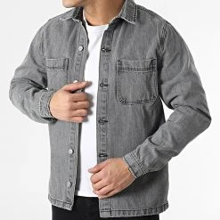 Promo 🛒 Surchemise DP3007 Gris de Classic Series 🔥