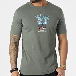 Bon marché ❤️ Tee 🔥 Shirt G22-641 Vert Kaki de Classic Series ⌛ -Classic Series Soldes classic series 308336 G22 641 HAKI 20220310T143306 03