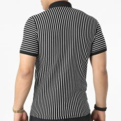 Acheter ❤️ Polo A Manches Courtes 1750 Noir Blanc de Classic Series ⌛ -Classic Series Soldes classic series 309247 ERS 1750 EKRU SIYAH 20220318T160514 04