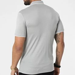 Sortie 🌟 Polo A Manches Courtes 1723 Gris de Classic Series ⭐ -Classic Series Soldes classic series 309259 ERS 1723 GRI 20220317T153403 04