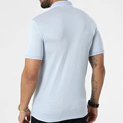 De gros 💯 Polo A Manches Courtes 1723 Bleu Clair de Classic Series 🔔 -Classic Series Soldes classic series 309263 ERS 1723 MAVI 20220317T155017 04