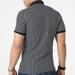 Promo ❤️ Polo A Manches Courtes 1750 Bleu Marine Blanc de Classic Series 🎁 -Classic Series Soldes classic series 309265 ERS 1750 LACI EKRU 20220408T110450 04