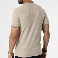 Coupon 😉 Polo A Manches Courtes 1246 Beige de Classic Series 👏 -Classic Series Soldes classic series 309267 ERS 1246 VIZON 20220317T153210 04