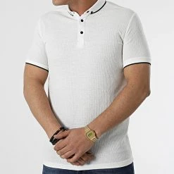 Le moins cher 🌟 Polo A Manches Courtes 1246 Beige de Classic Series 🔥 -Classic Series Soldes classic series 309268 ERS 1246 EKRU 20220408T110646 03