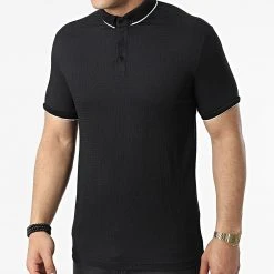 Grosses soldes 🔥 Polo A Manches Courtes 1745 Noir de Classic Series 👍