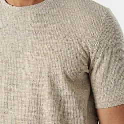 Meilleur prix ✨ Tee 😍 Shirt 1258 Beige Chiné de Classic Series ✔️ -Classic Series Soldes classic series 309292 ERS 1258 BEJ 20220317T153055 02