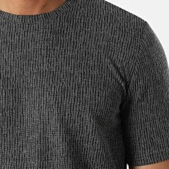 Vente flash 🤩 Tee Shirt 1258 Gris Anthracite Chiné de Classic Series 😉 -Classic Series Soldes classic series 309319 ERS 1258 ANTRASIT 20220317T154314 02