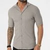 Top 10 ✨ Chemise A Manches Courtes ERS-1651 Gris de Classic Series ✨ -Classic Series Soldes classic series 309341 ERS 1651 ANTRASIT 20220317T153443 01