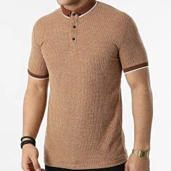 Tout neuf 🎁 Polo A Manches Courtes 1246 Camel de Classic Series 🛒