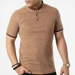 Tout neuf 🎁 Polo A Manches Courtes 1246 Camel de Classic Series 🛒 -Classic Series Soldes classic series 309346 ERS 1246 TABAC 20220408T121956 03