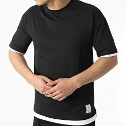 Offres 👍 Ensemble Tee Shirt Et Short Jogging 1253 Noir de Classic Series 🔥 -Classic Series Soldes classic series 309348 ERS 1253 SIYAH 20220318T162201 03