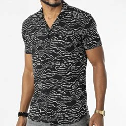 Offres 🎉 Chemise Manches Courtes 1400 Noir de Classic Series 🛒
