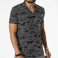 Offres 🎉 Chemise Manches Courtes 1400 Noir de Classic Series 🛒 -Classic Series Soldes classic series 309428 ERS 1400 33 20220322T144417 03