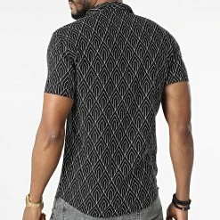 Budget ✨ Chemise Manches Courtes 1400 Noir de Classic Series 🧨 -Classic Series Soldes classic series 309429 ERS 1400 45 20220322T144716 04