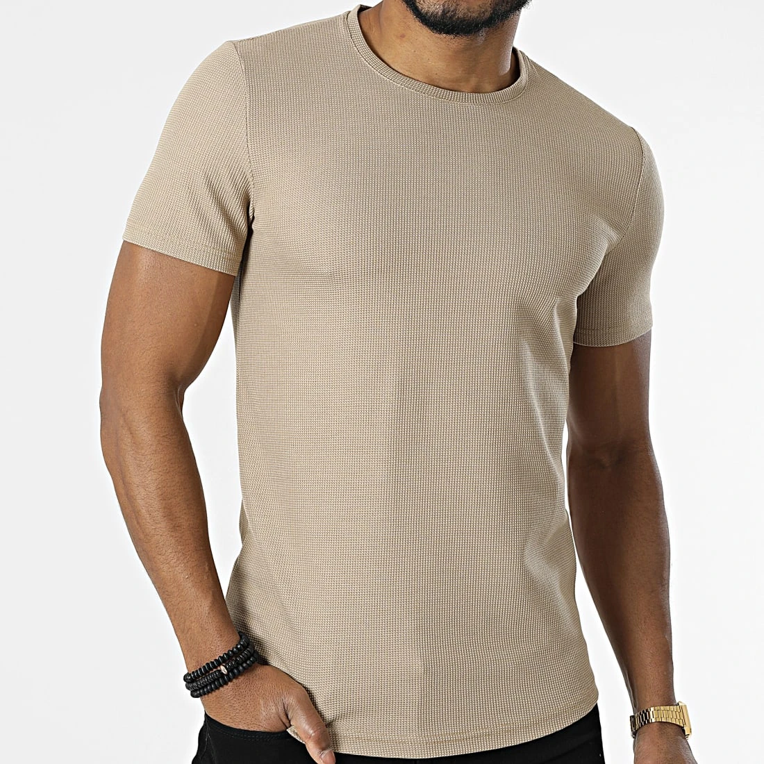 Offres ✨ Tee 😀 Shirt 1100 Beige de Classic Series 🎁 5 Offres ✨ Tee 😀 Shirt 1100 Beige de Classic Series 🎁 – Image 3