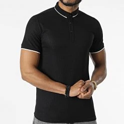 Sortie 👍 Polo Manches Courtes 1246 Noir de Classic Series 🛒 -Classic Series Soldes classic series 309515 ERS 1246 1 SIYAH 20220322T144141 03