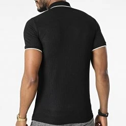 Sortie 👍 Polo Manches Courtes 1246 Noir de Classic Series 🛒 -Classic Series Soldes classic series 309515 ERS 1246 1 SIYAH 20220322T144142 04