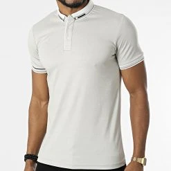 Bon marché 💯 Polo Manches Courtes 1041 Gris de Classic Series 💯