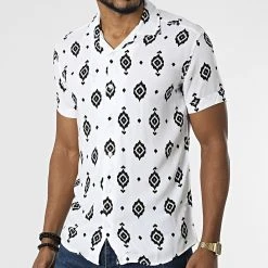 Nouveau 👏 Chemise Manches Courtes 1400 Blanc de Classic Series 🛒
