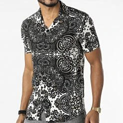 De gros 🔥 Chemise Manches Courtes 1400 Noir de Classic Series 🎁