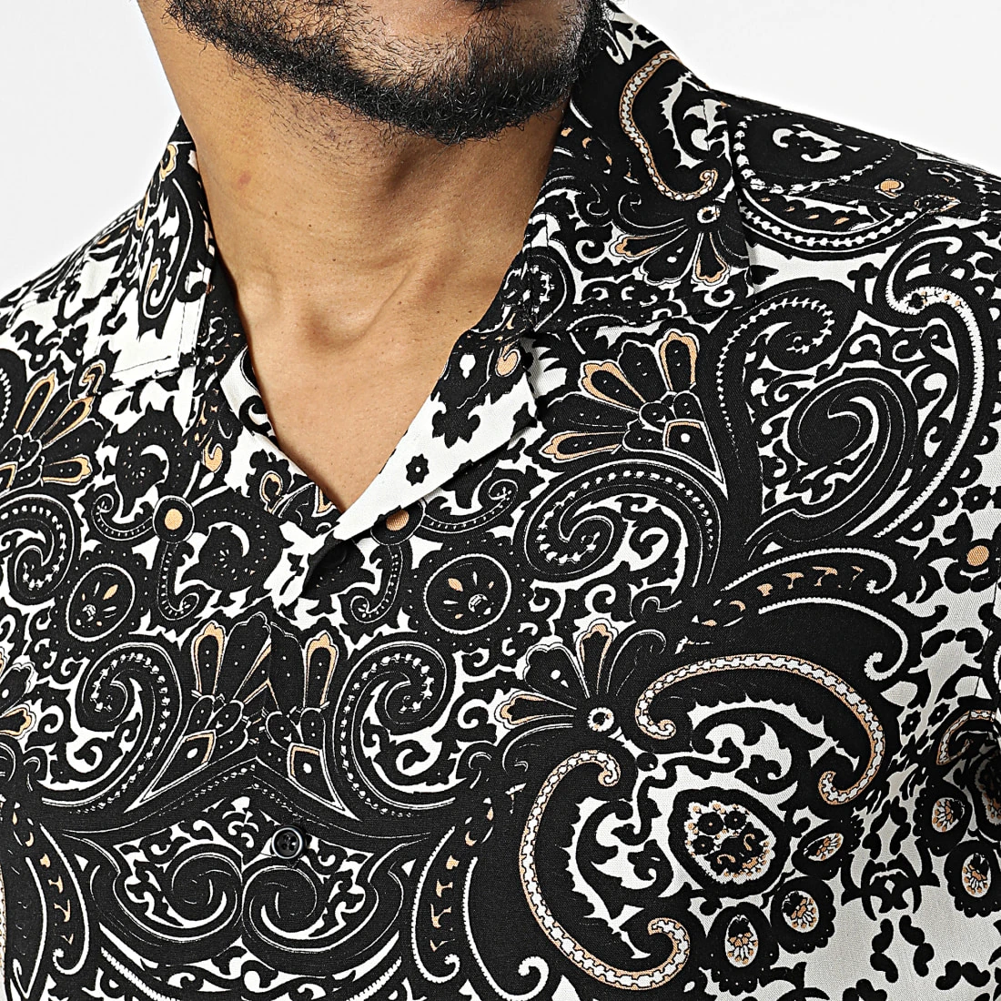 De gros 🔥 Chemise Manches Courtes 1400 Noir de Classic Series 🎁 4 De gros 🔥 Chemise Manches Courtes 1400 Noir de Classic Series 🎁 – Image 2