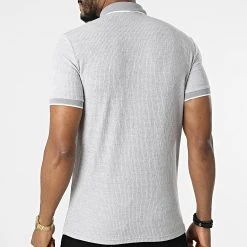 Remise ⭐ Polo Manches Courtes 1246 Gris Chiné de Classic Series 🌟 -Classic Series Soldes classic series 309573 ERS 1246 GRI 20220322T143518 04