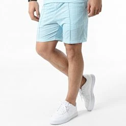 Vente flash 🔥 Ensemble Tee Shirt Et Short Jogging CH10 Bleu Clair de Classic Series 🌟 -Classic Series Soldes classic series 309584 CH010 BLEU 20220329T151159 04