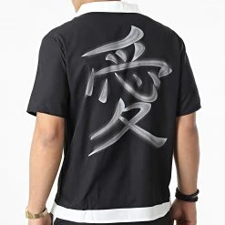 Le moins cher 🧨 Ensemble Chemise Manches Courtes Et Short CH003 Noir Floral de Classic Series 👍 -Classic Series Soldes classic series 309586 CH003 BLACK 20220318T161835 04