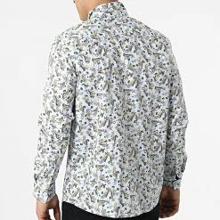 Nouveau 👍 Chemise Manches Longues Floral H70025 Bleu Clair de Classic Series ⌛ -Classic Series Soldes classic series 309673 H70025M11045A 19200 20220408T123843 04