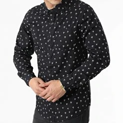 Grosses soldes 😍 Chemise Manches Longues Floral H6313Z Noir de Classic Series 🧨 -Classic Series Soldes classic series 309674 H6313Z10929B 24000 20220322T142609 03