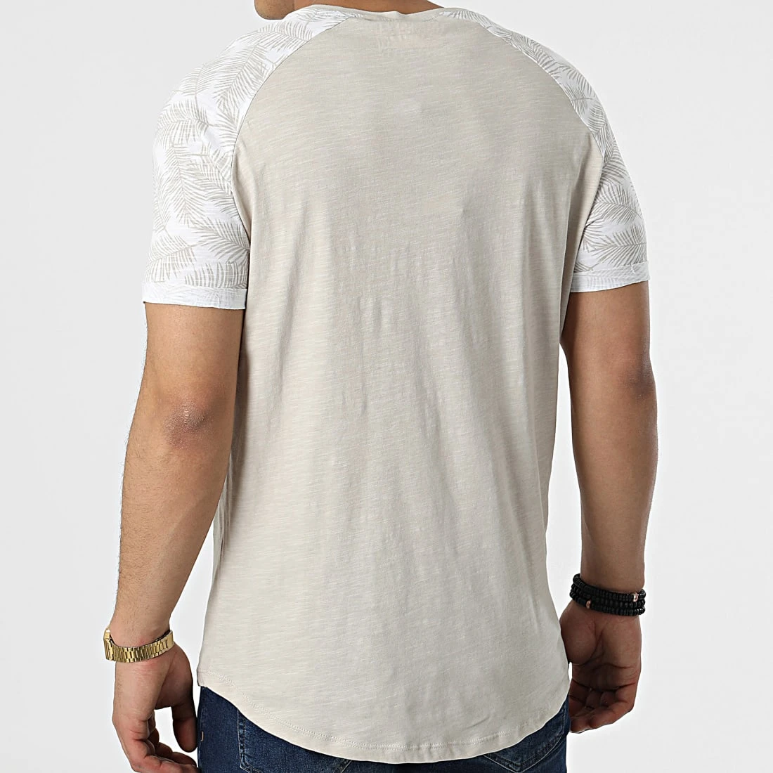 Coupon ✨ Tee 🤩 Shirt Poche H16022 Beige Chiné de Classic Series ⭐ 6 Coupon ✨ Tee 🤩 Shirt Poche H16022 Beige Chiné de Classic Series ⭐ – Image 4