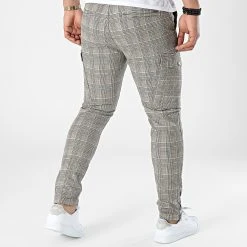 Grosses soldes ⌛ Pantalon A Carreaux H60032 Beige de Classic Series ✔️ -Classic Series Soldes classic series 309758 H60032Z62357B 21300 20220322T135139 04