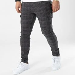 Le moins cher 👍 Pantalon A Carreaux H60032 Bleu Marine de Classic Series ⌛