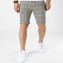 De gros 🎉 Short A Carreaux H60032 Marron de Classic Series 🧨 -Classic Series Soldes classic series 309776 H60032Z62357KA 21300 20220408T110230 03