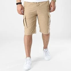 Vente flash 🛒 Short Cargo Aken Beige de Classic Series 😍 -Classic Series Soldes classic series 309811 H7221T61170AKEN 20000 20220322T141332 03