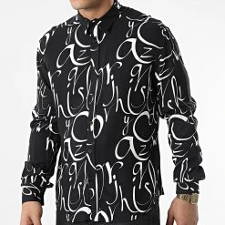 De gros ✨ Chemise Manches Longues G-9033 Noir de Classic Series 🛒