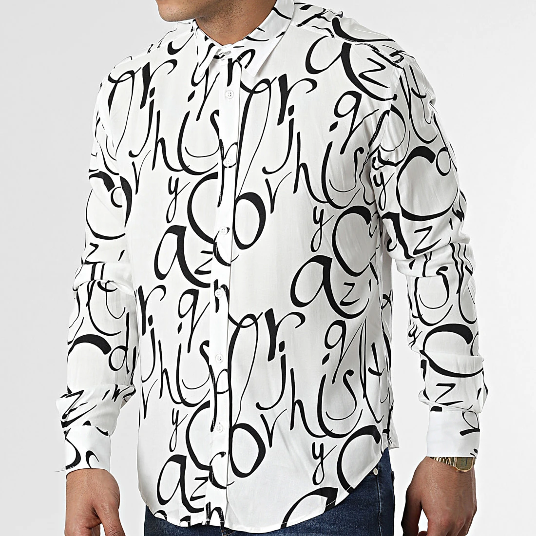 Meilleur prix 😍 Chemise Manches Longues G-9033 Blanc de Classic Series ❤️ 3 Meilleur prix 😍 Chemise Manches Longues G-9033 Blanc de Classic Series ❤️