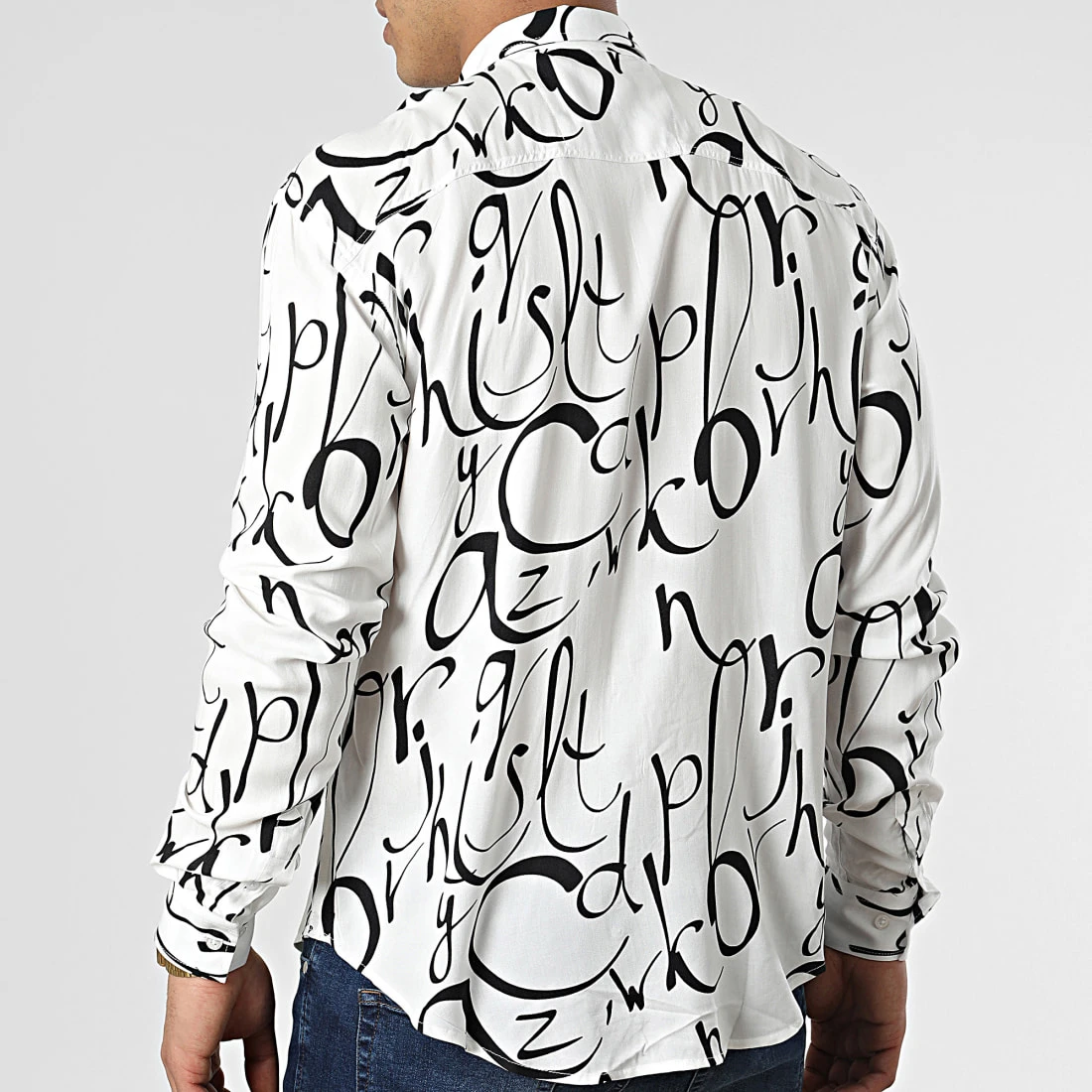 Meilleur prix 😍 Chemise Manches Longues G-9033 Blanc de Classic Series ❤️ 6 Meilleur prix 😍 Chemise Manches Longues G-9033 Blanc de Classic Series ❤️ – Image 4