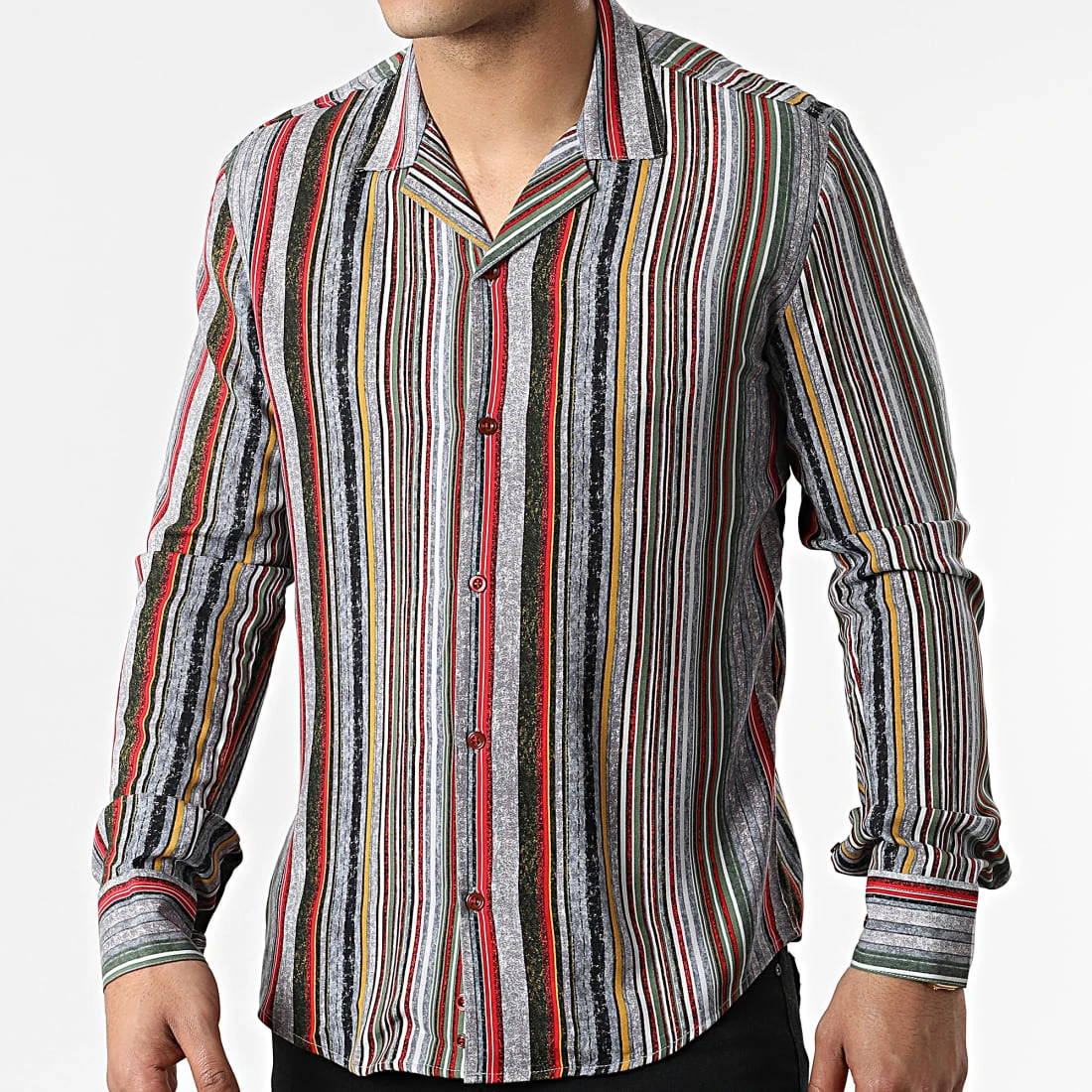 Meilleur prix ⌛ Chemise Manches Longues G-9035 Gris Rouge de Classic Series 🎉 3 Meilleur prix ⌛ Chemise Manches Longues G-9035 Gris Rouge de Classic Series 🎉