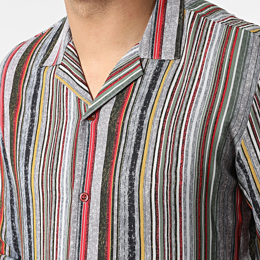 Meilleur prix ⌛ Chemise Manches Longues G-9035 Gris Rouge de Classic Series 🎉 4 Meilleur prix ⌛ Chemise Manches Longues G-9035 Gris Rouge de Classic Series 🎉 – Image 2