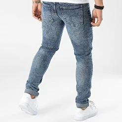 Promo ✨ Jean Slim JIB-DP-SS22-039 Bleu Denim de Classic Series ❤️ -Classic Series Soldes classic series 313782 JIB DP SS22 039 089 BLUE ACID 20220415T151628 04